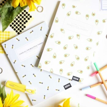 Bullet Journal Api &AMP; Avocado (2 pezzi)