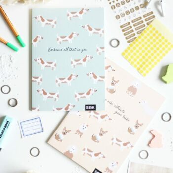 Bullet Journal cani &AMP; cuccioli (2 pz)