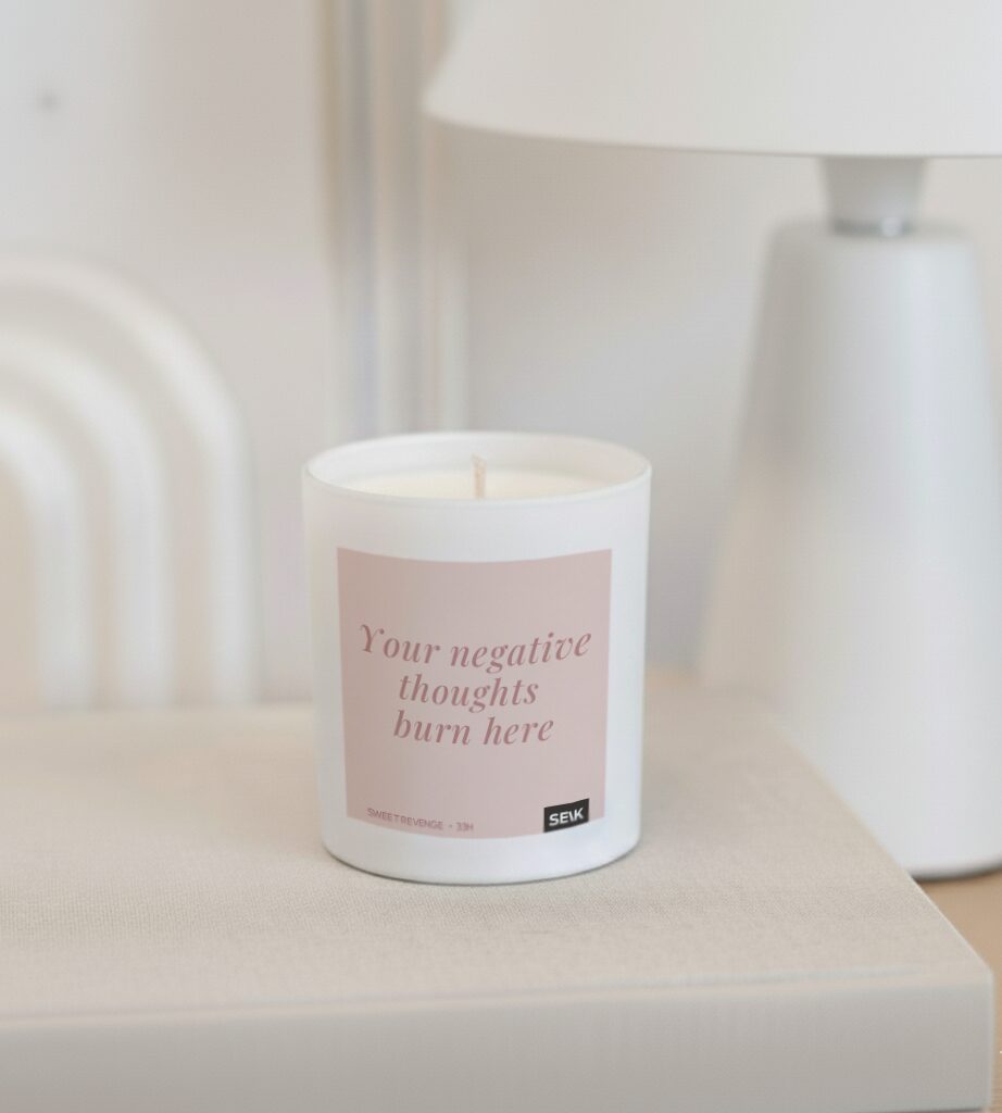 candela felice - i pensieri negativi bruciano qui
