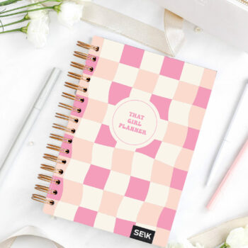 Happy Calendar planner scolastico con rilegatura a spirale 25/26 - quella ragazza