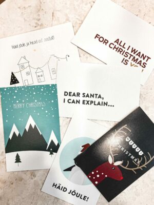 Cartolina "Caro Babbo Natale, posso spiegare.."