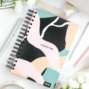 Quaderno a punti con copertina rigida e rilegatura a spirale - I can do this