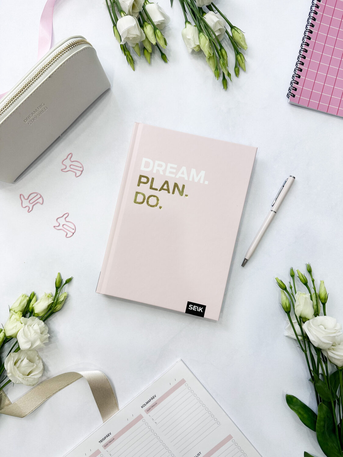 Pianificatore di produttività - Sogna. Pianifica. Fai. (rosa) - immagine 6
