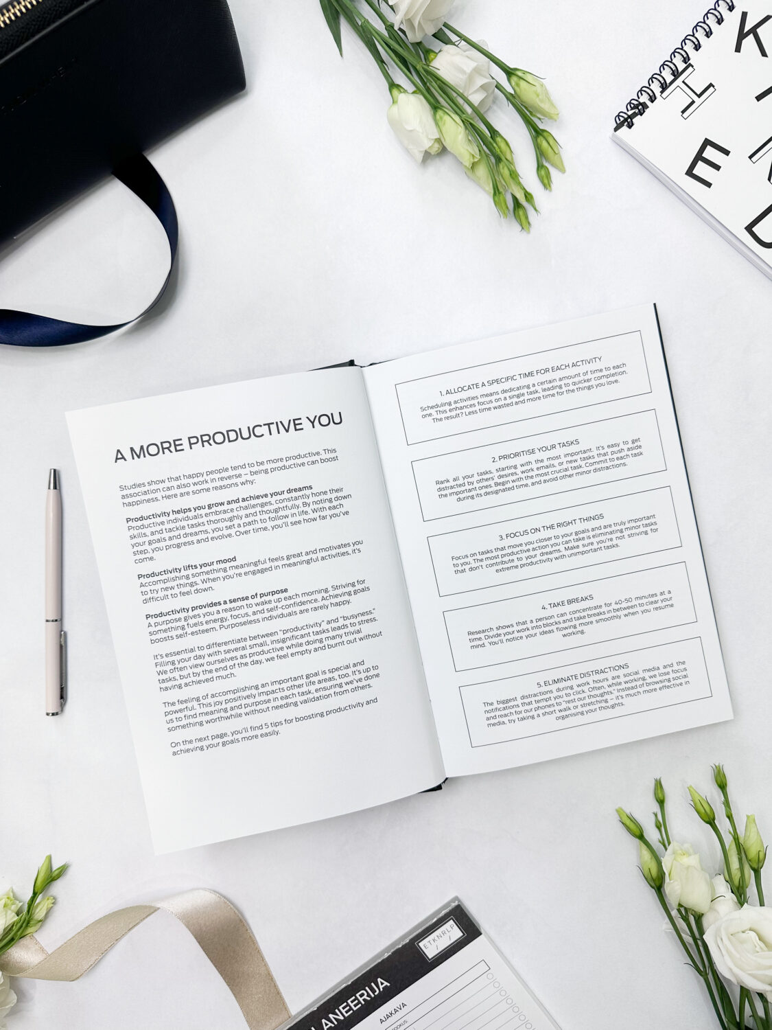 Pianificatore di produttività - Fai (s)uccedere le cose (nero) - immagine 8