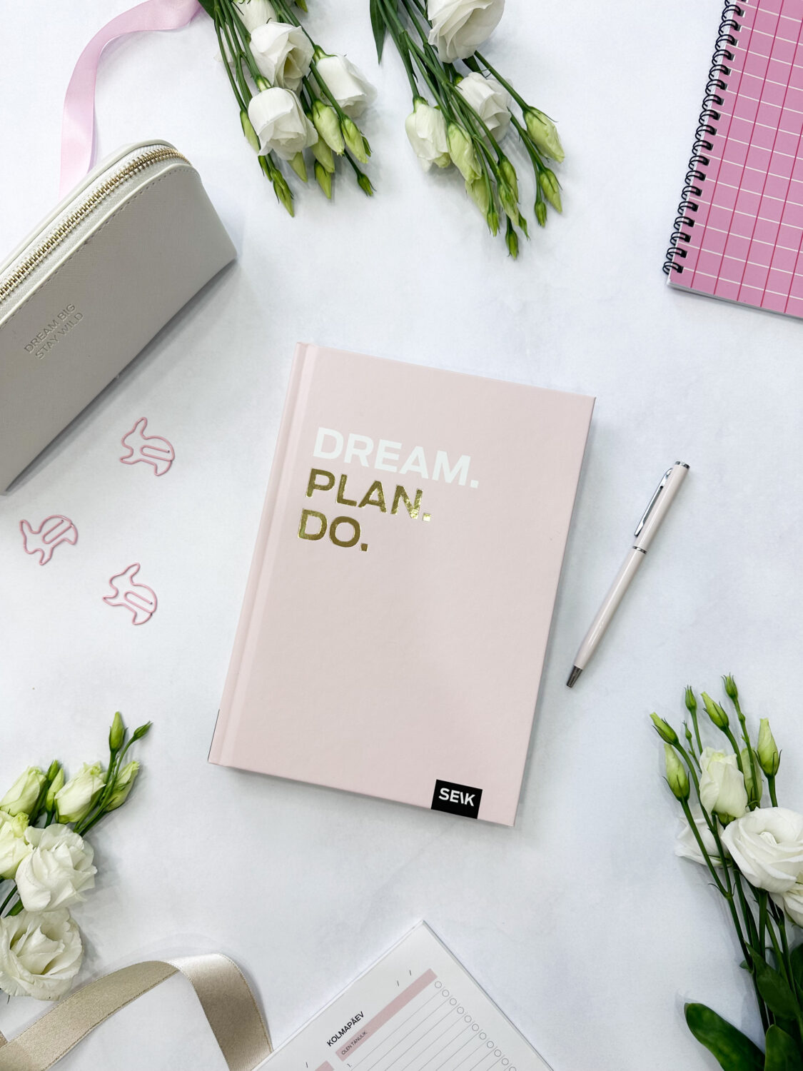 Pianificatore di produttività - Sogna. Pianifica. Fai. (rosa) - immagine 8