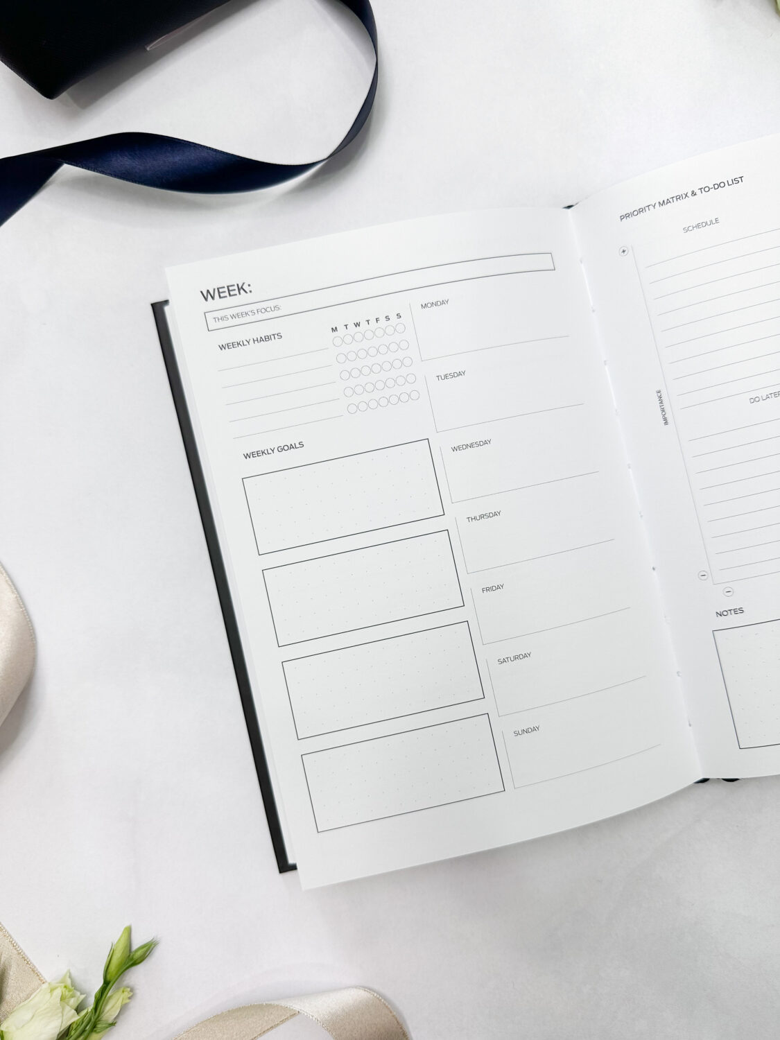 Pianificatore di produttività - Fai (s)uccedere le cose (nero) - immagine 3