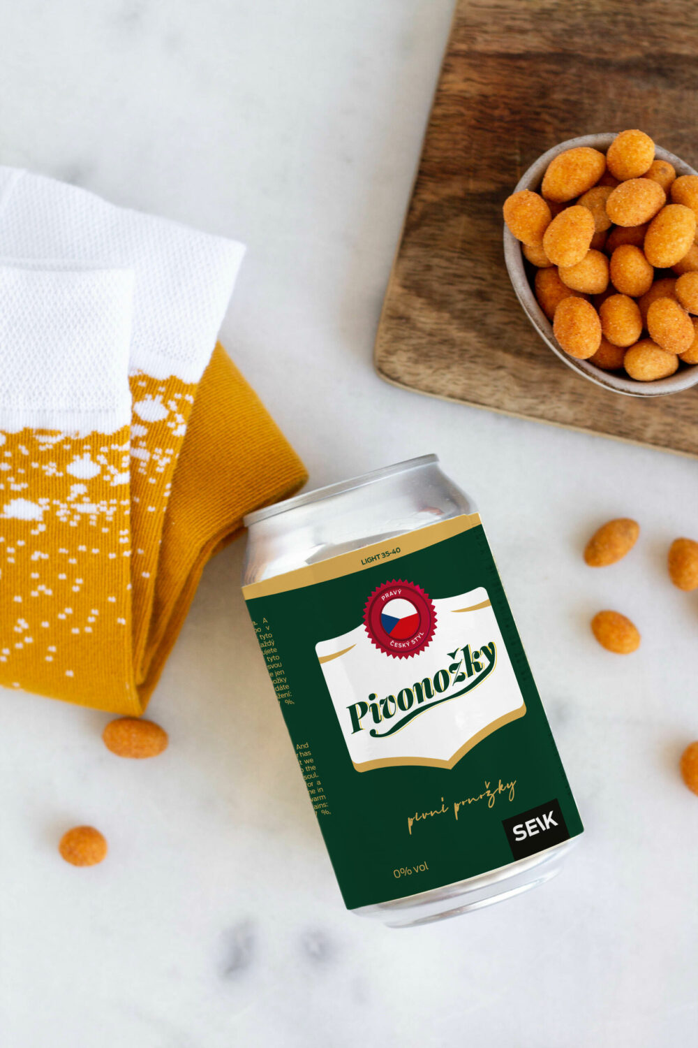 Calze di Birra Ceca in Lattina - Pivonožky (Taglia 35-40)