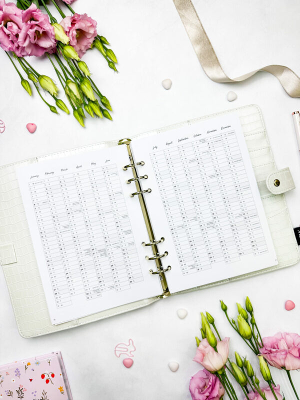 Calendario felice planner 2025 pagine di inserti - immagine 6