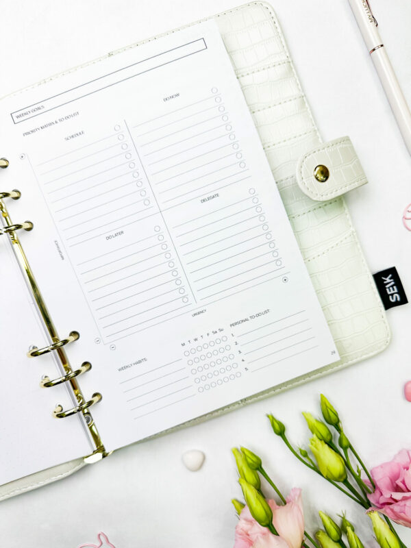 Calendario felice planner 2025 pagine di inserti - immagine 3