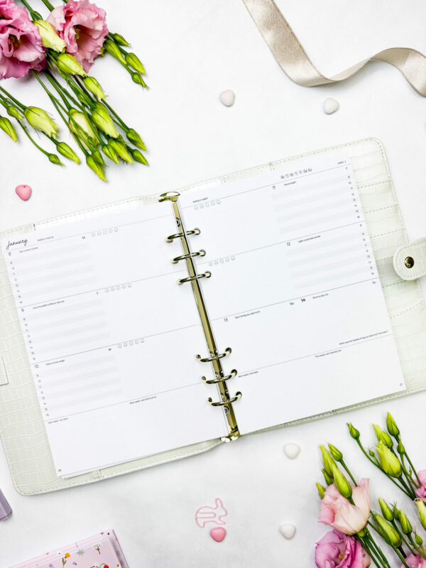Calendario felice planner 2025 pagine di inserti - immagine 2