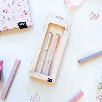 Happy Pens - La mia penna fortunata (nera) & Dream. Plan. Do. (Blu) - 2 pz