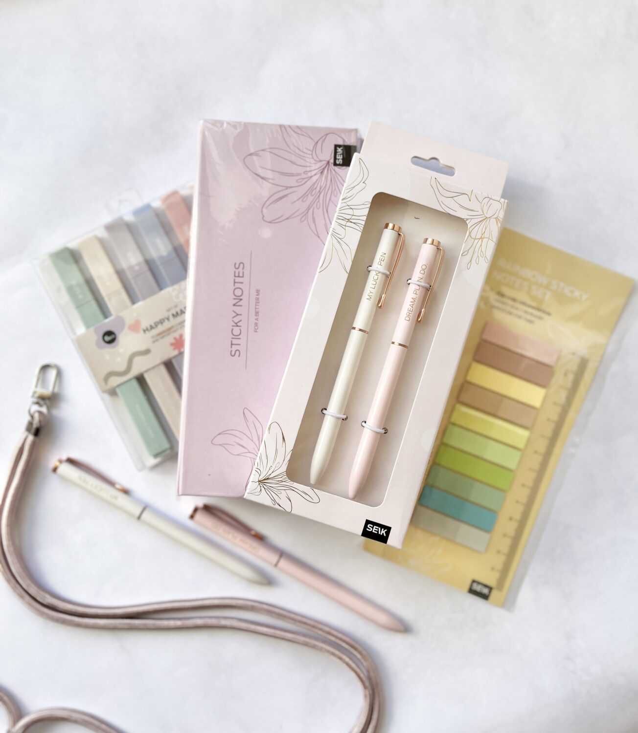 Happy Pens - La mia penna fortunata (nera) & Dream. Plan. Do. (Blu) - 2 pz - immagine 8