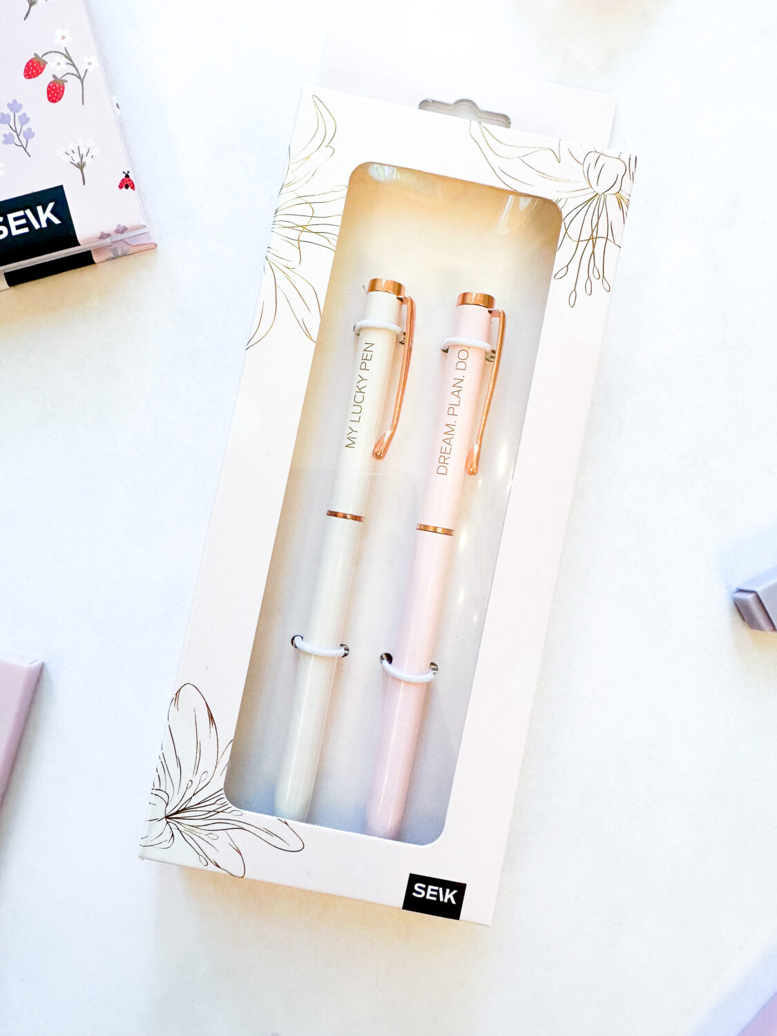 Happy Pens - La mia penna fortunata (nera) & Dream. Plan. Do. (Blu) - 2 pz - immagine 4