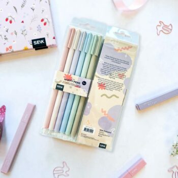 Happy pens - Evidenzia le tue avventure con colori pastello (6 pz)