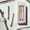 Penne a fiori Blossom Pens - Beige (nero) & Rosa (blu) - 2 pz - immagine 4