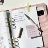 Penne a fiori Blossom Pens - Beige (nero) & Rosa (blu) - 2 pz - immagine 6