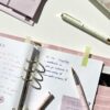 Penne a fiori Blossom Pens - Beige (nero) & Rosa (blu) - 2 pz - immagine 8
