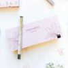 Penne a fiori Blossom Pens - Beige (nero) & Rosa (blu) - 2 pz - immagine 3