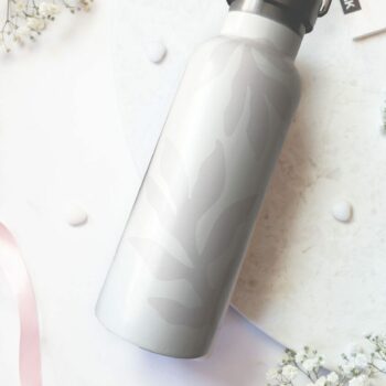 Borraccia/Thermos - foglie 500ml (beige)