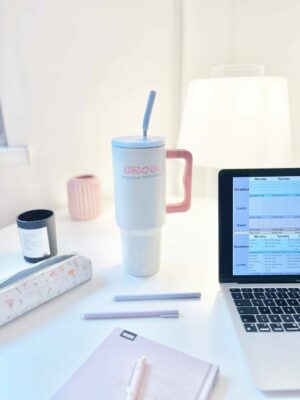 Tumbler bicchiere - Grow positive thoughts 1200 ml