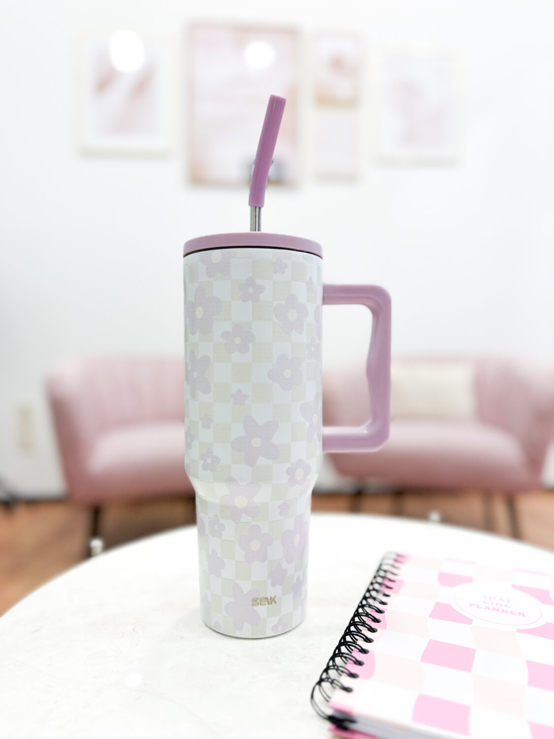 Tumbler bicchiere – Fiori 1200 ml