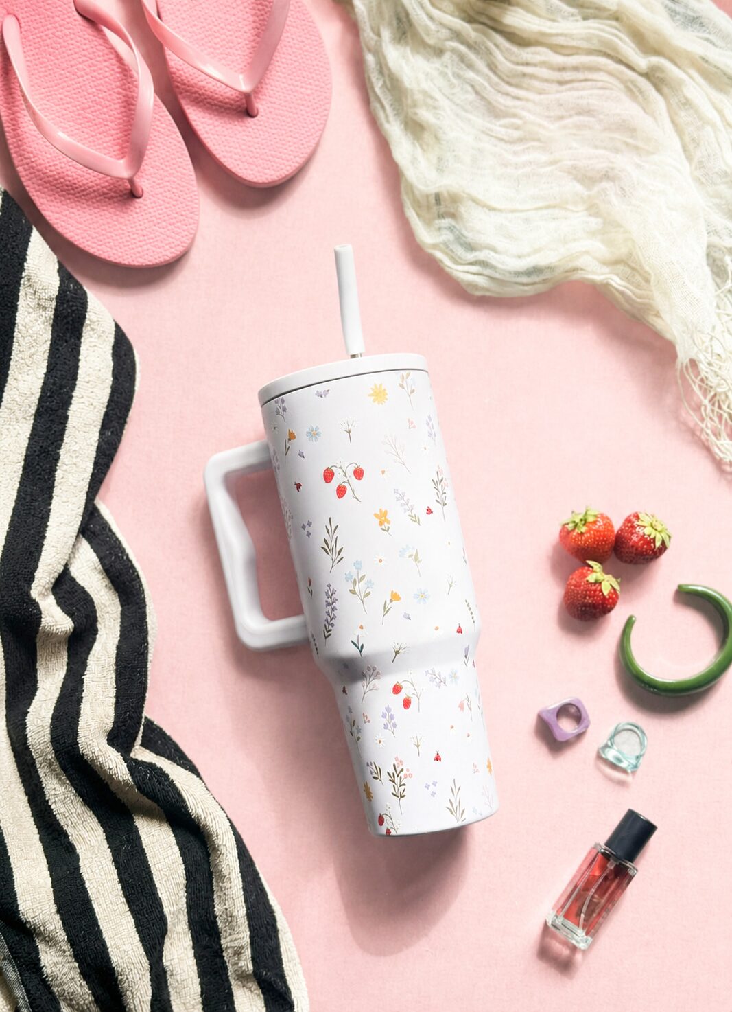 Tumbler bicchiere - Fragole 1200 ml - immagine 9