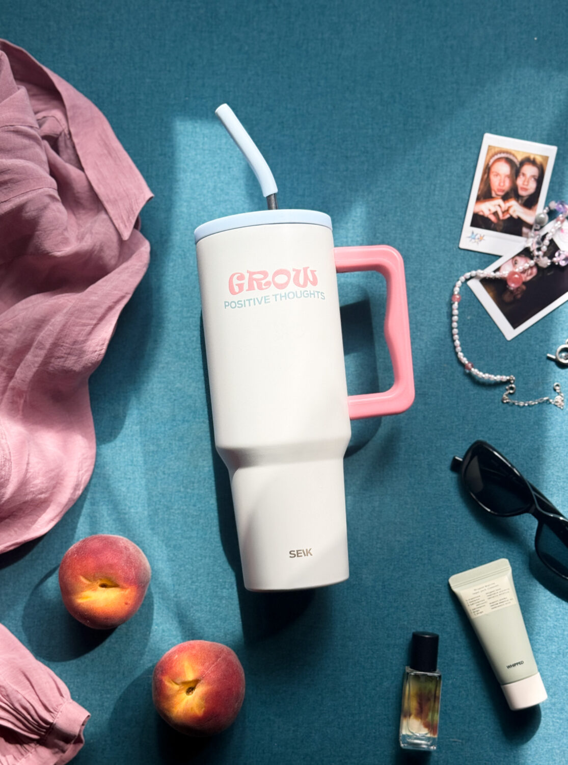 Tumbler bicchiere - Grow positive thoughts 1200 ml - immagine 9