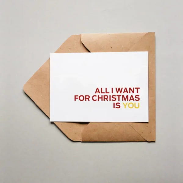 Cartolina "Tutto quello che voglio per natale..." - immagine 5