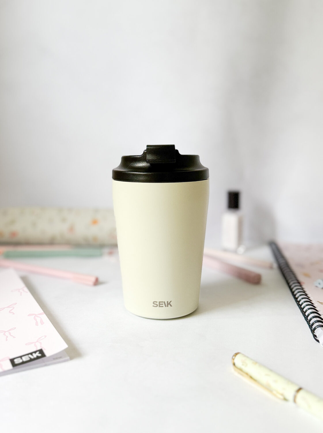 Tazza termica per caffè - beige (350ml)