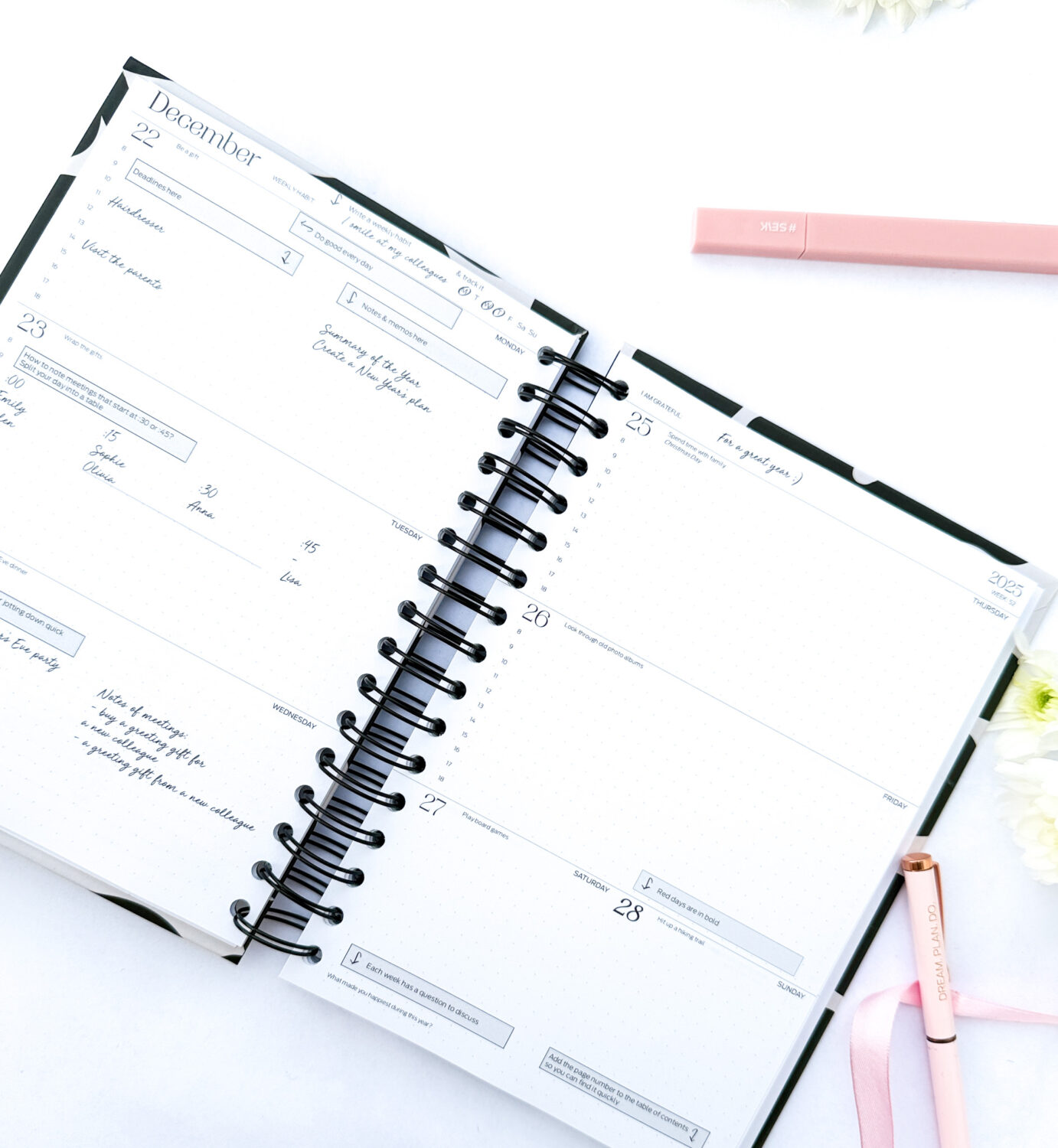 Happy Calendar planner spiral binding - your dreams 2026 - immagine 16