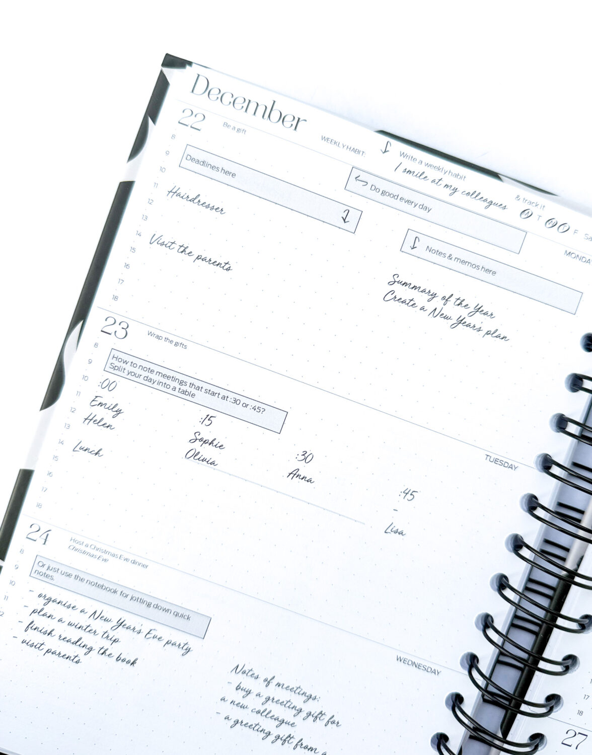 Happy Calendar planner spiral binding - your dreams 2026 - immagine 13