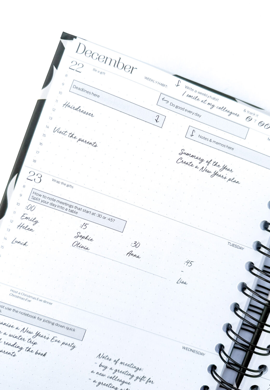 Happy Calendar planner spiral binding - your dreams 2026 - immagine 12