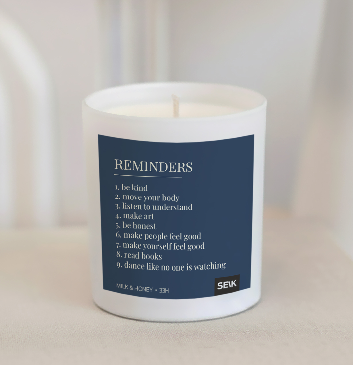 candele felici - promemoria