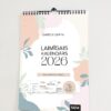Laimīgais Kalendārs sienas kalendārs A3 izmērs - darbs un mājas 2026
