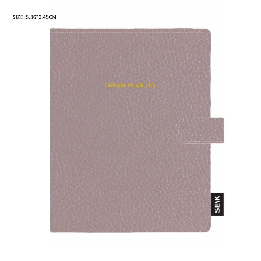 Happy calendar 2025 in inglese A5 rosa (Copy)