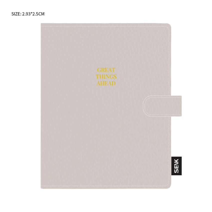 Happy calendar 2025 in inglese A5 beige (Copy)